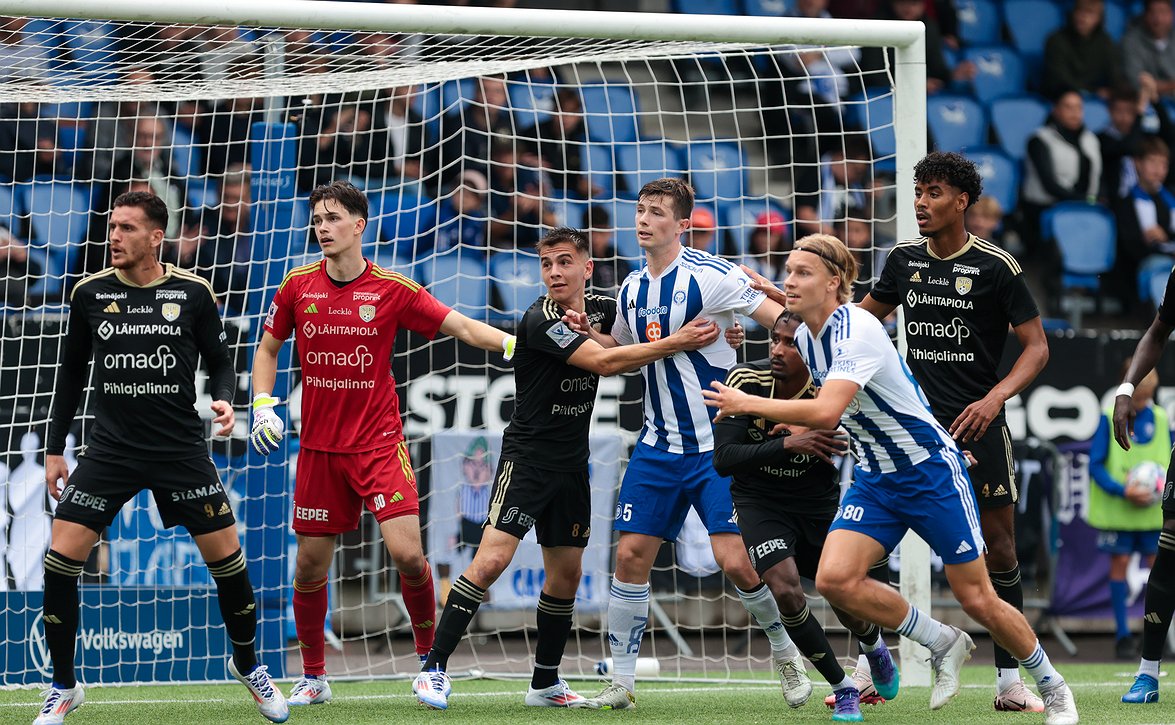 Tasapeli Bolt Arenan lauantai-iltapäivässä (HJK-SJK 2-2)