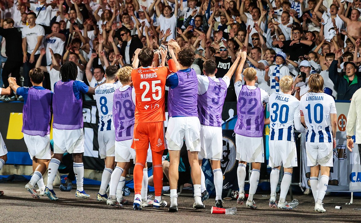 ​HJK Konferenssiliigan liigavaiheeseen – viime minuuttien huima nousu ratkaisi